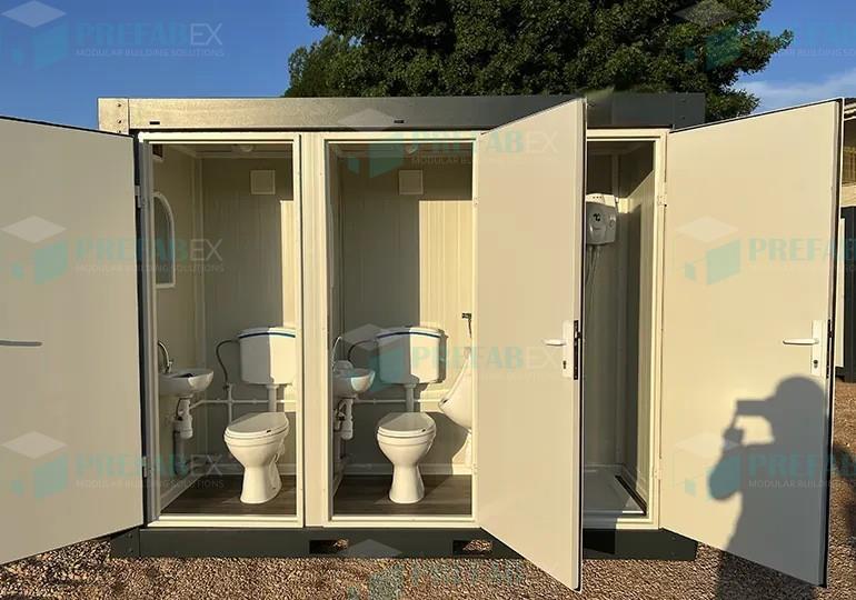 Container Toilet and Shower Block