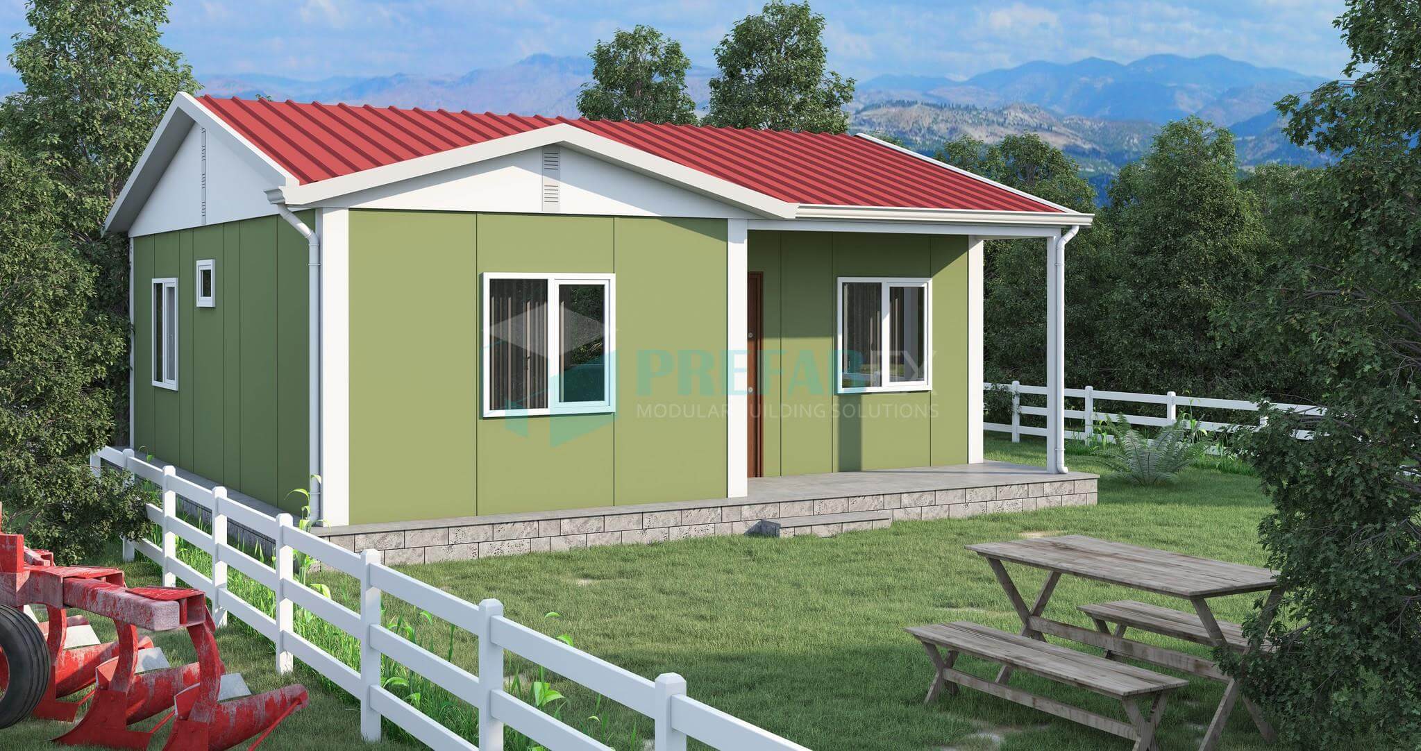 Low Cost Prefabricated Houses (affordable Housing